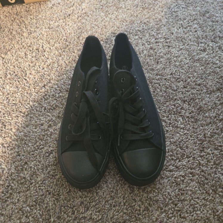 Black Fashion Sneakers W11