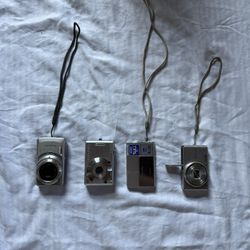 Digital Camera Bundle – Sony Cyber-shot & Olympus – Retro Tech Lot