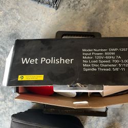 Wet polisher