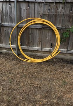 Natural gas 3/4 inch PE line