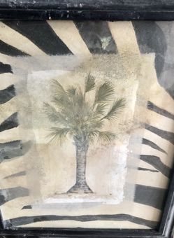 Palm Tree Picture With Frame