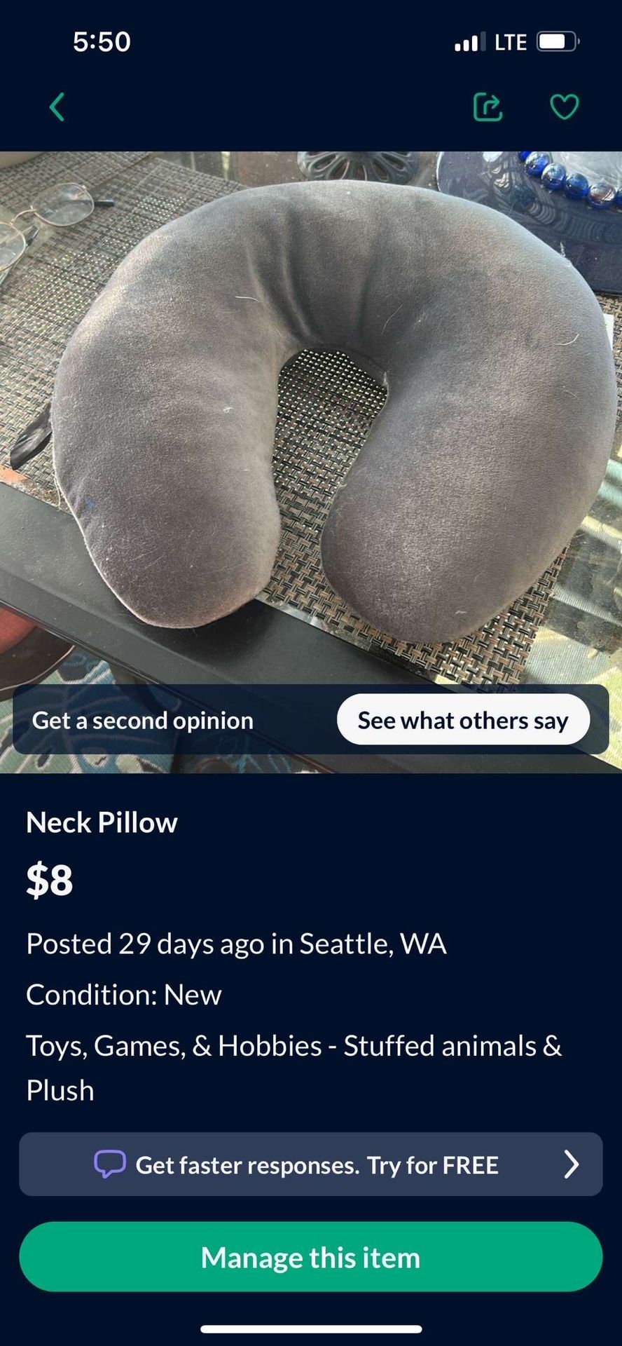 Neck pillow