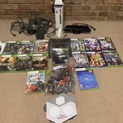 Xbox 360 W/games