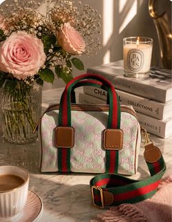 ORIGINAL GUCCI BOWLING GG PINK