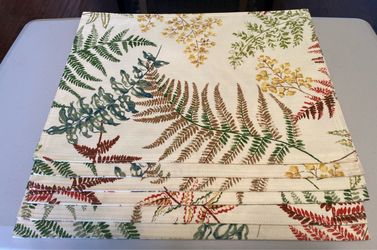 AUTUMN FLORAL PLACEMATS