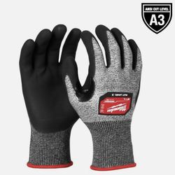 3 Pack Full pairs MILWAUKEE *NEW* High-Dexterity Cut Level 3 Nitrile Dipped Work Gloves