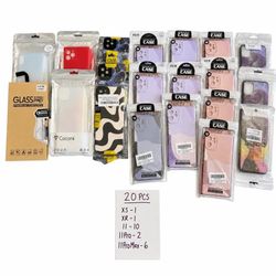 iPhone Case Lot of 20 – XS, XR, 11, 11 Pro, 11 Pro Max