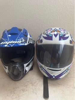 Bike Helmets- Moveable visors ($25 each)