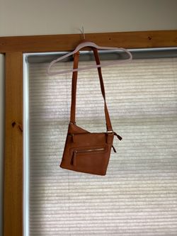 Brown Crossbody Bag with Adjustable Strap