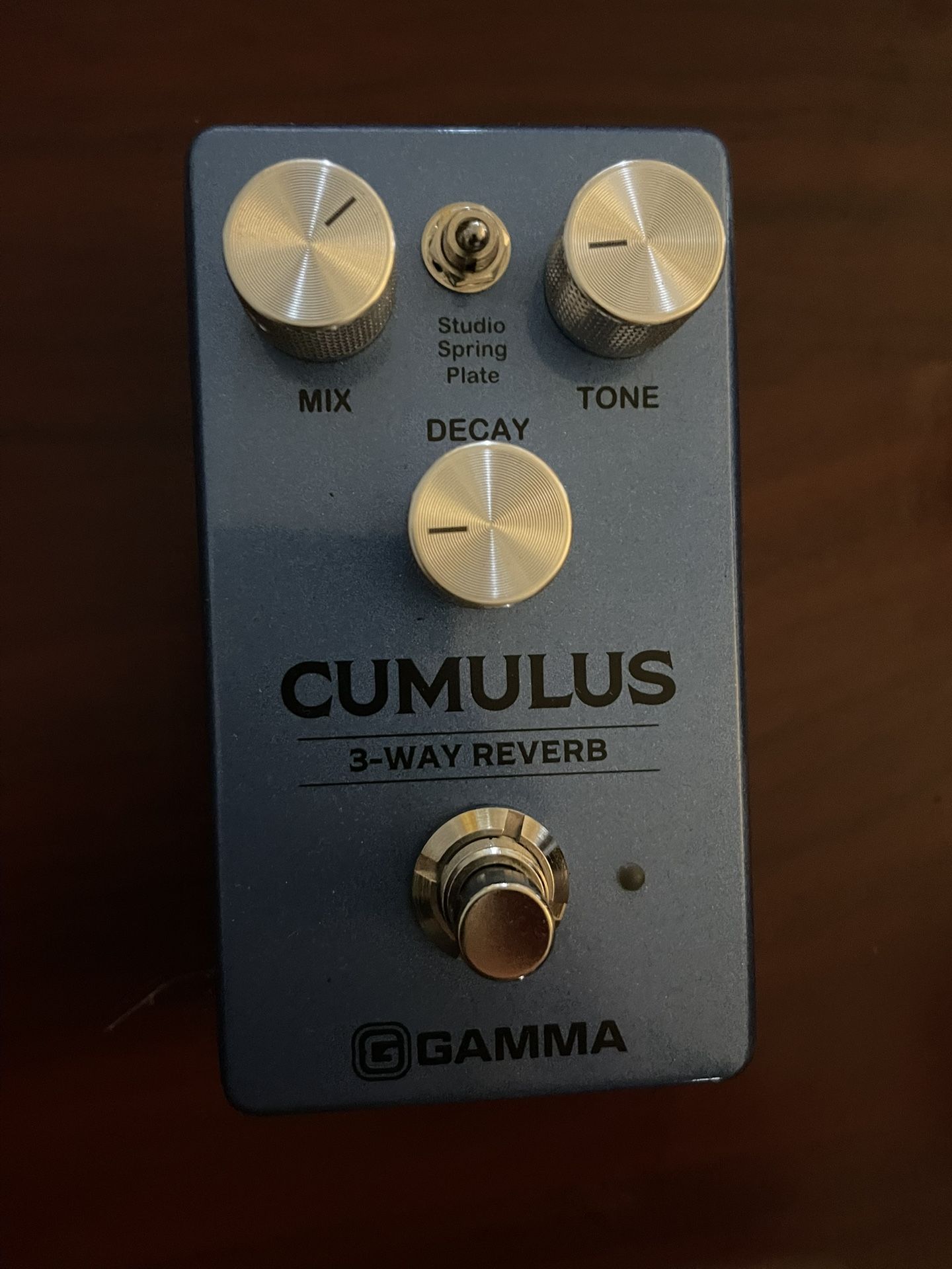 Gamma Cumulus 3-Way Reverb Effects Pedal