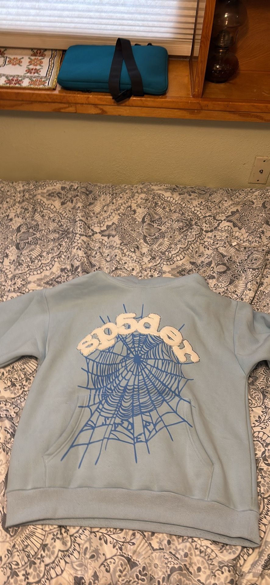 Blue Sp5der Hoodie