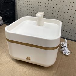 Beautiful Pet Water Fountain with Removable Faucet, 3.8L, White by Drew Barrymore