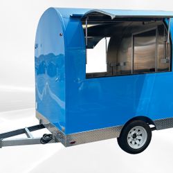 77” Food Vending Trailer Mobile Concession Both windows FT41