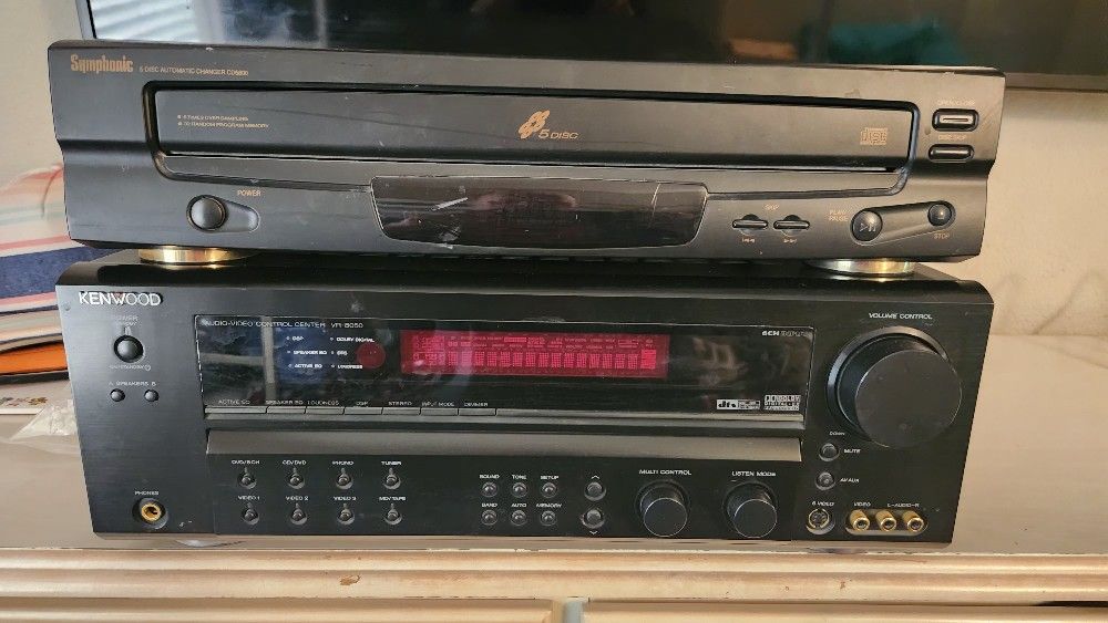 Kenwood Receiver W 5 Disc Player
