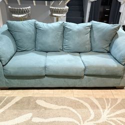 Teal Sofa