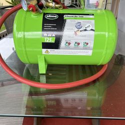 Portable Air Tank With Hose And Gauge
