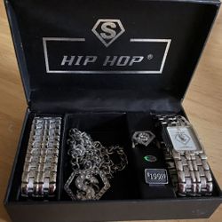 Rare Vintage SuperMan Jewelry Set