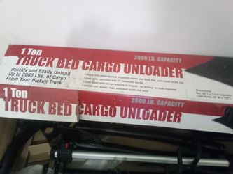 Harborfreight full truck body lumber rack plust hand crank belt fead material dumper