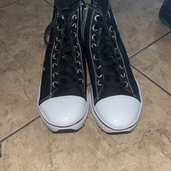 Justice High Top Converse 