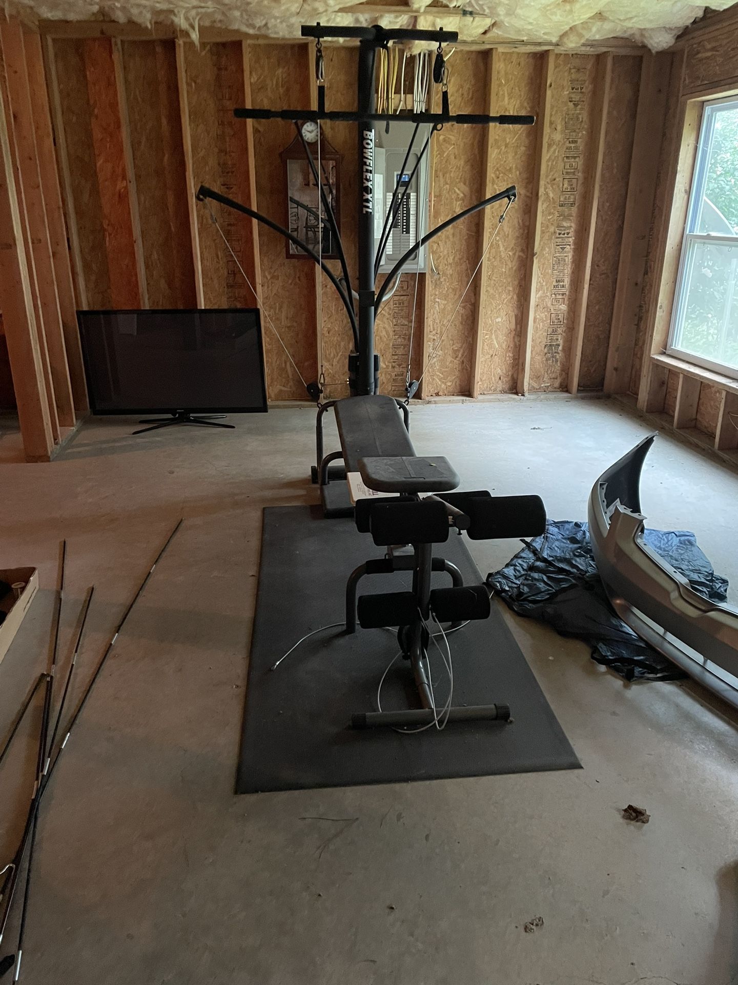 Free Punching Bag BoFlex Pull Up Station Weight Bench