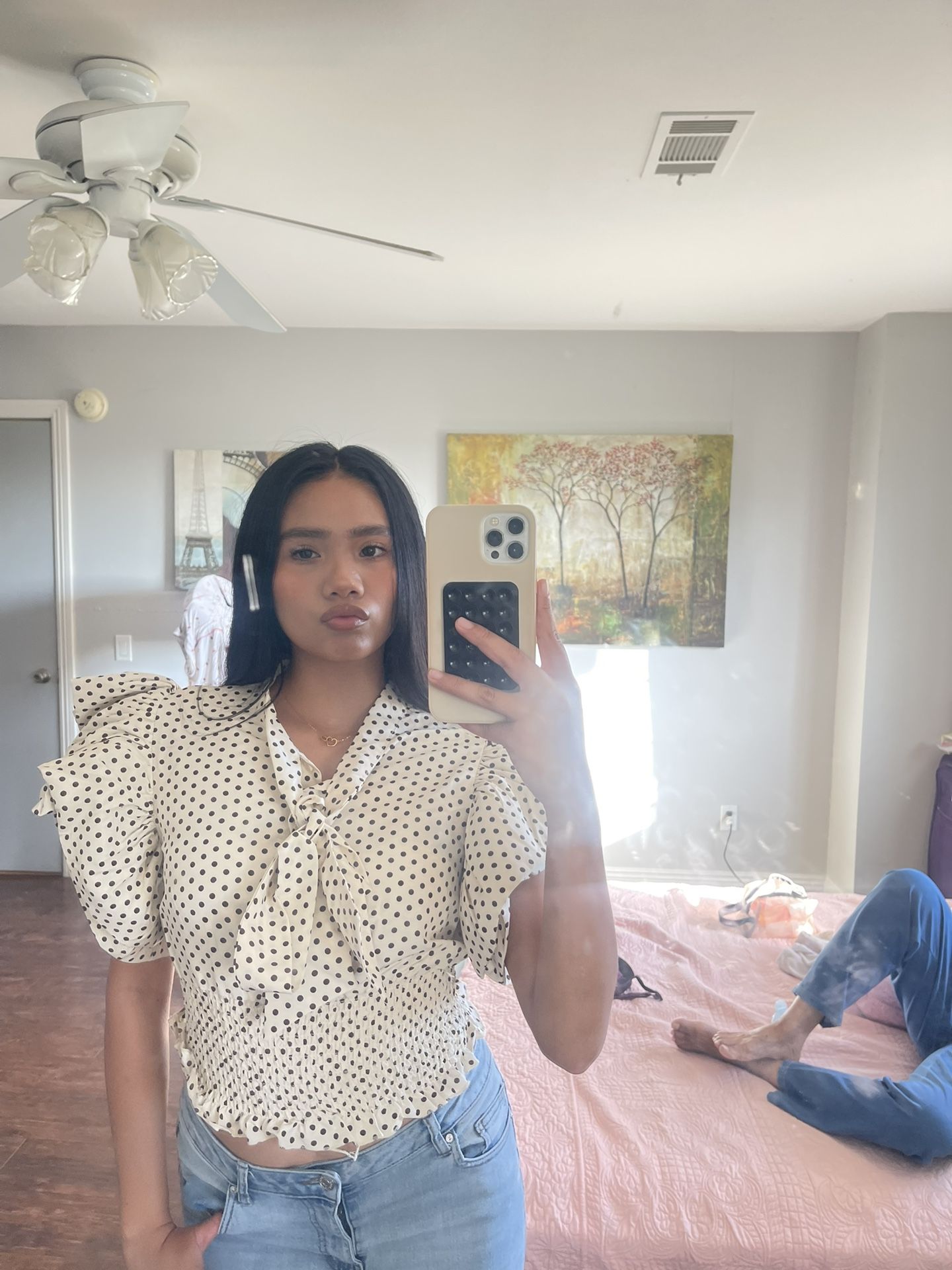 Polka Dot Blouse