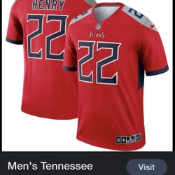 Tennessee Titans Travis Henry stitched Jersey size 2xl