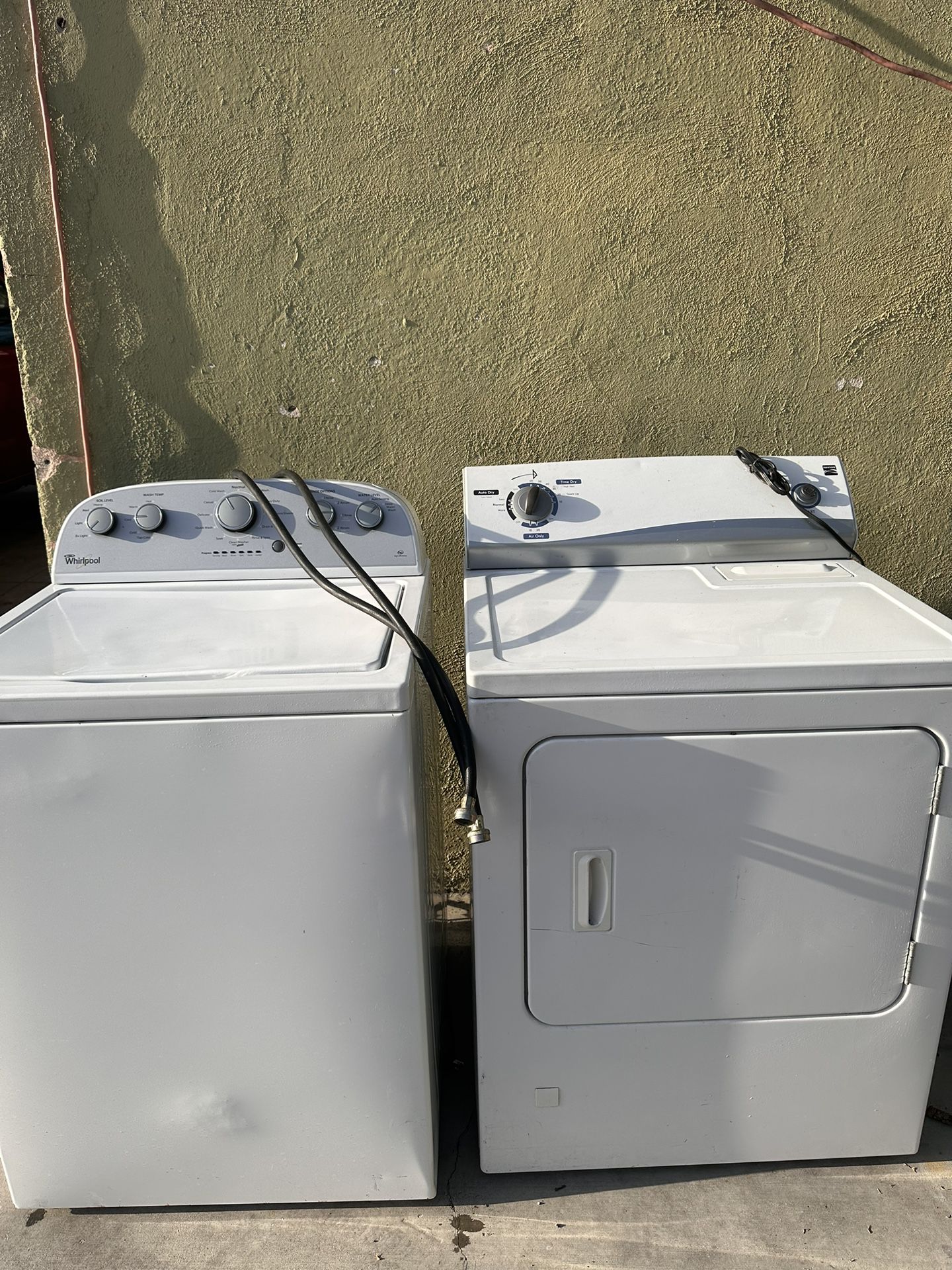 Whirlpool Washer And Kenmore Dryer 