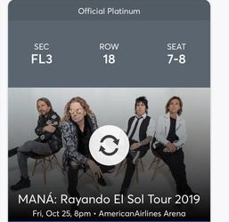 MANÁ CONCERT MIAMI