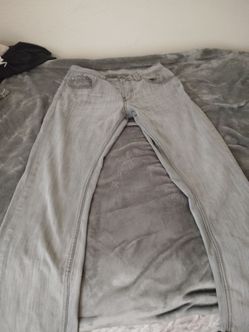 Gray denim pants  size 34 36