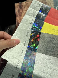 HLSR Cook Off Wristbands. GG Tent.