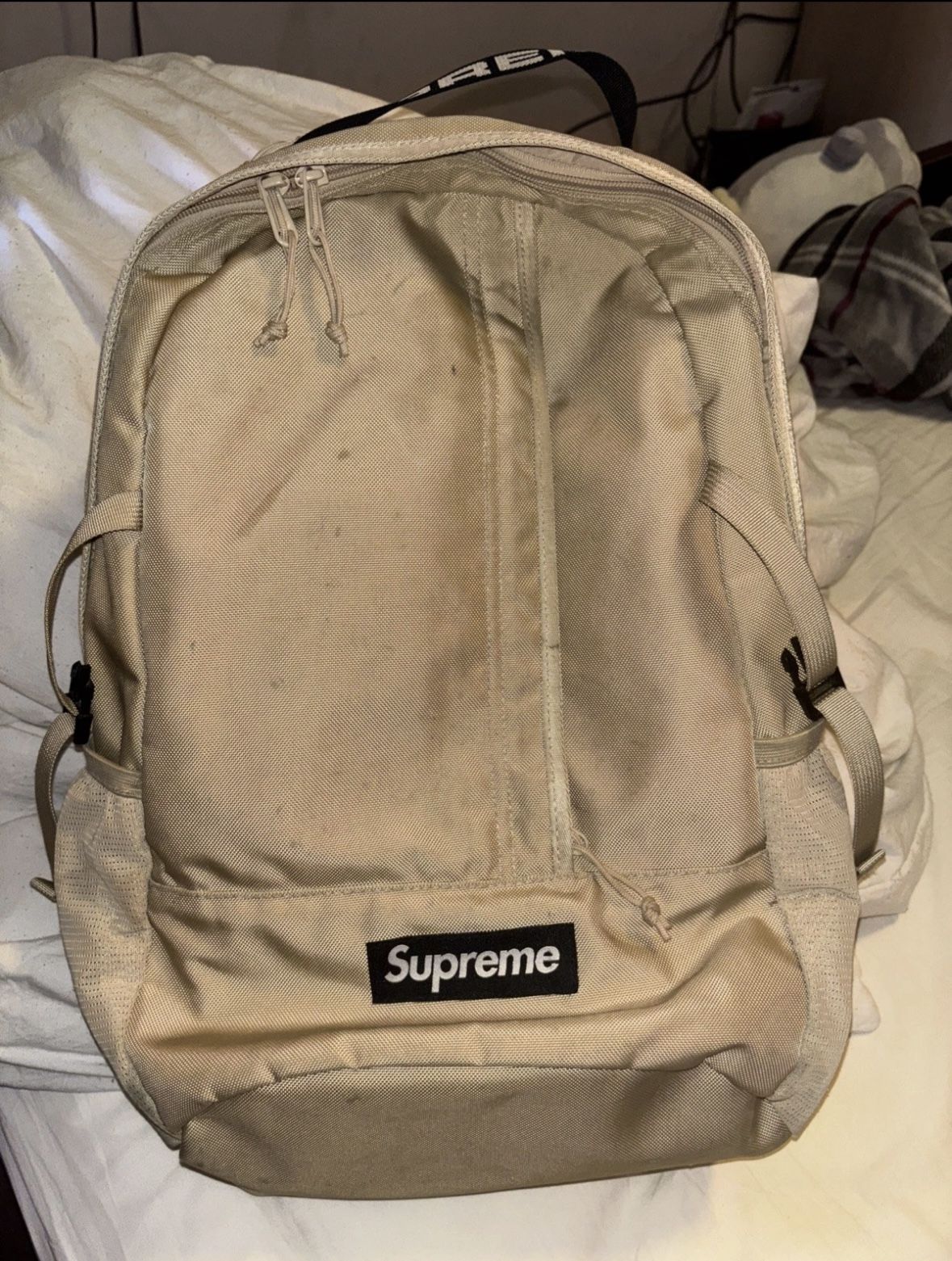 Supreme (SS18) Backpack Tan