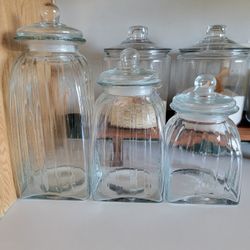 Glass Canisters 