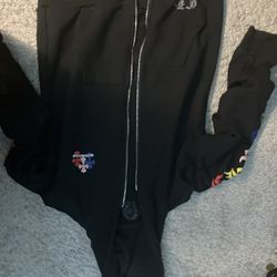 Multi Color Chrome Heart Hoodie