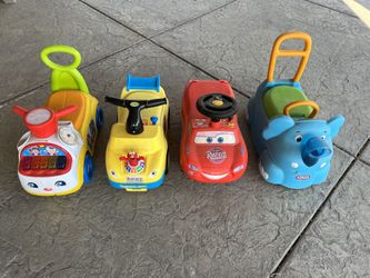 Toy bundle, set of 4 toy cars