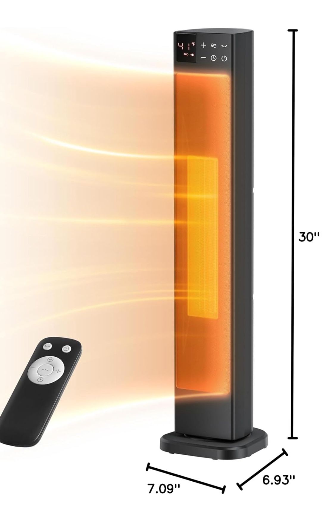 Like new - 30" Ceramic Tower Space Heater
