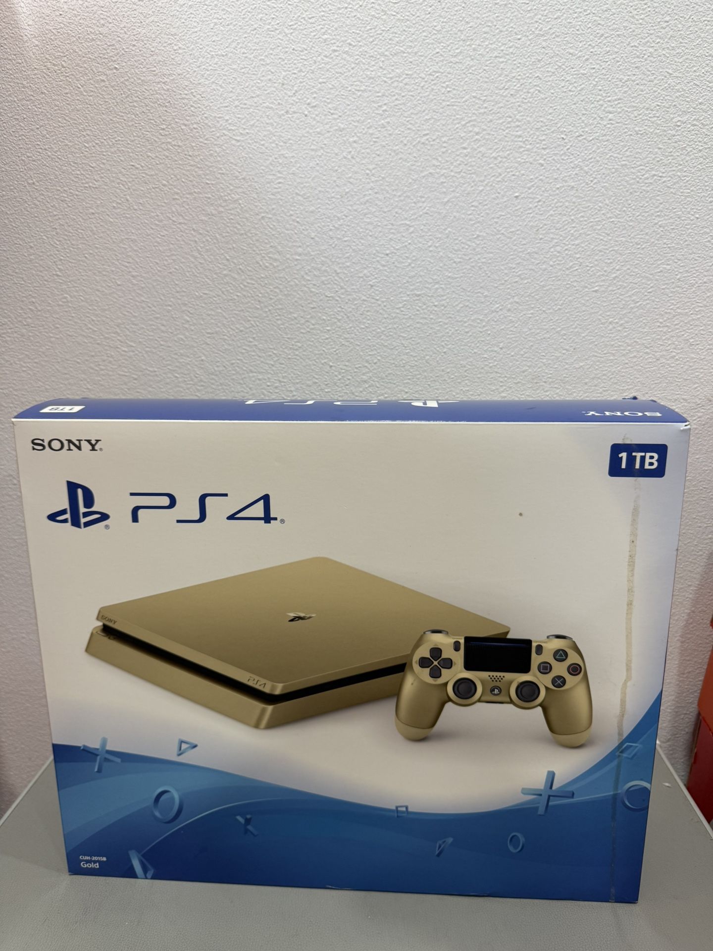 The Sony PlayStation Slim Limited Edition 1TB Gaming Console in
