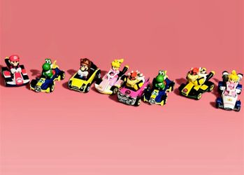 lot of 8 Super Mario Bro cars