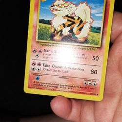 Rare Arcanine Pokemon Card 23/102