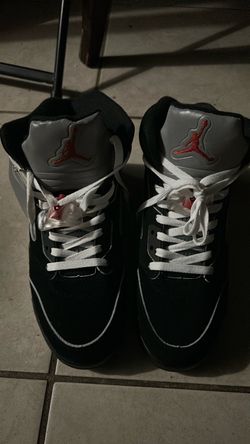 Metallic black Jordan 5s
