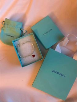 Tiffany & Co. Red Heart Bracelet