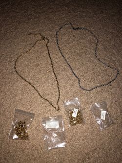 Chains silver or gold 12$ each