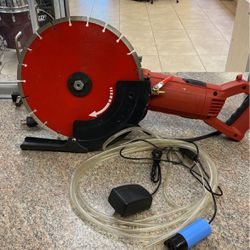 Be or Electric Concert Saw 12”  Wet/Dry Saw Cutter