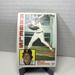1984 Topps Brian Downing  California Angels  Used 