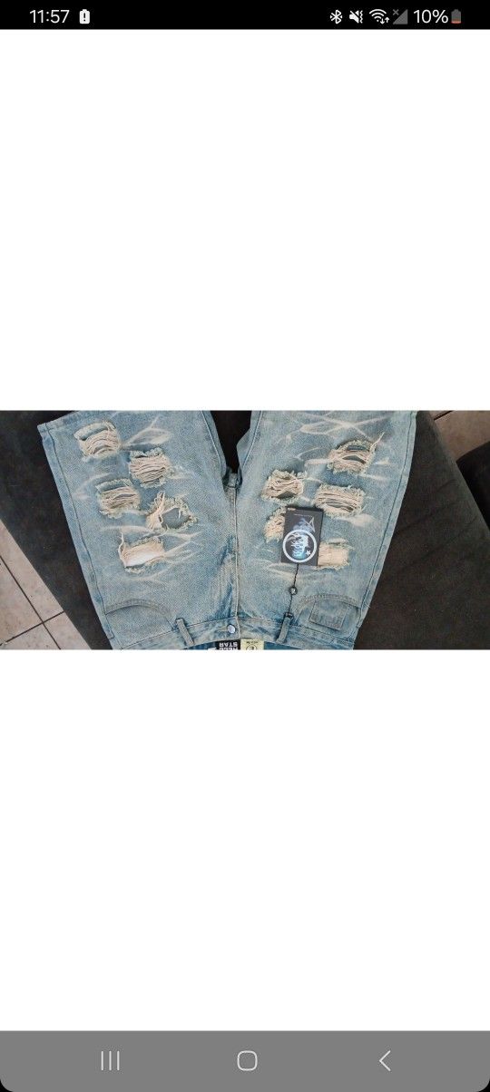 Hellstar Jean Shorts