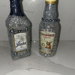 Decorated Tequila Bottles