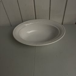 Casual Elegance 12” Floral Oval Bowl 