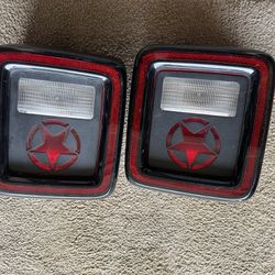 Set Of Oem Tail Lamps For 2018-2023 Jeep Wrangler