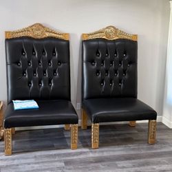 Oversized Versace style chair Set