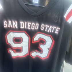 San Diego State Aztecs black football jersey 