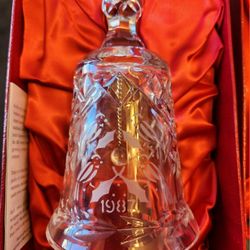 Waterford Crystal 12 Days of Christmas Bell 1987 - Four Calling Birds

